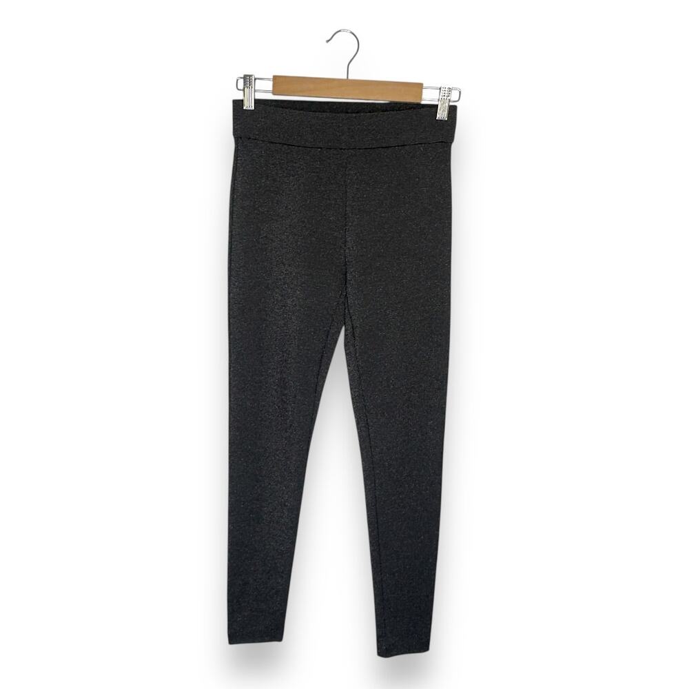 Ann Taylor Loft Women's NWT Metallic Stripe High Rise Legging Size XS Gray